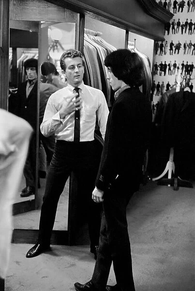 Bill Wyman on the morning of 4 June 1964 when The Rolling Stones were taken shopping by
