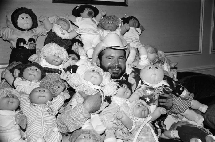 Framed Print : Xavier Roberts, the creator of the Cabbage Patch Kids concept which is sweeping America