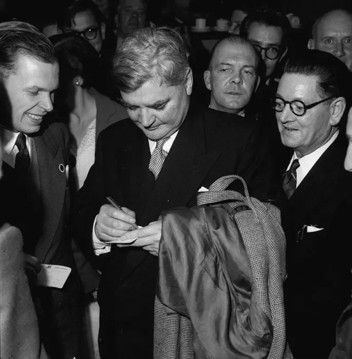 Framed Print : Y2K Aneurin Bevan at the 1952 Labour Party Conference 1952 Labour Conference Framed Print : Y2K Aneurin Bevan at the 1952 Labour Party Conference 1952 Labour Conference