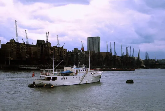Framed Print : Yacht Kalizma belonging to Elizabeth Taylor is moored off Tower Pier London Ships Framed Print : Yacht Kalizma belonging to Elizabeth Taylor is moored off Tower Pier London Ships
