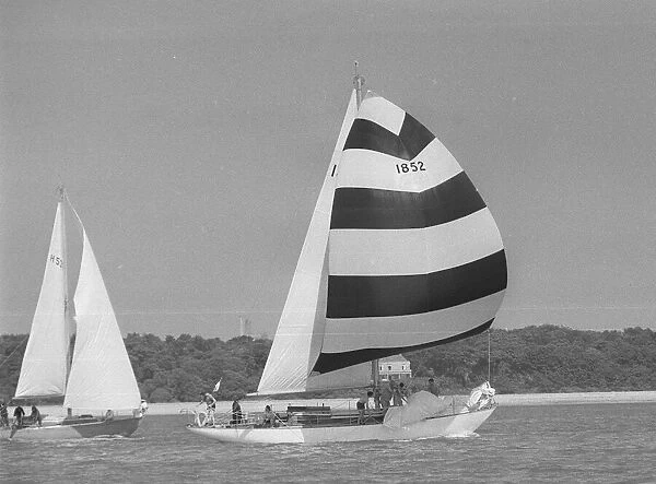Yachting at Cowes Aug 1964