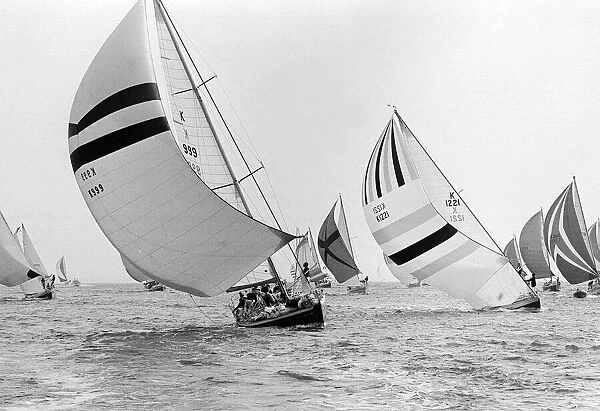 Yachting at Cowes August 1974