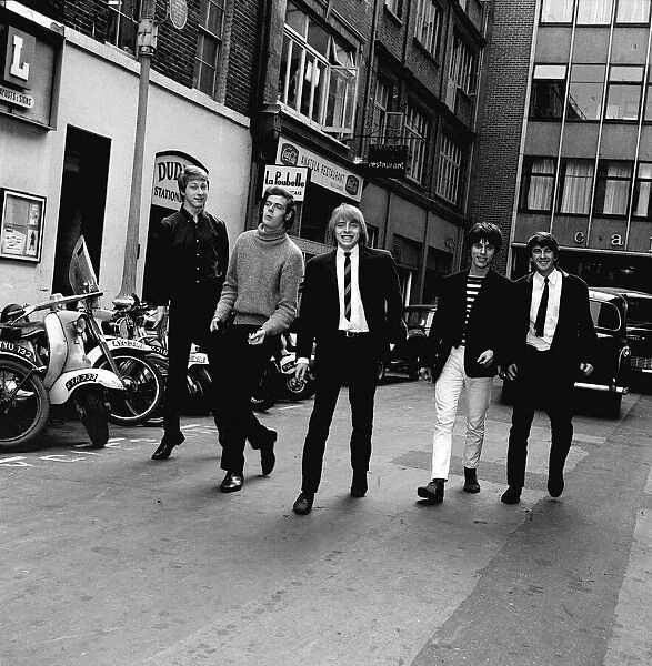 The Yardbirds pop music group. April 1965