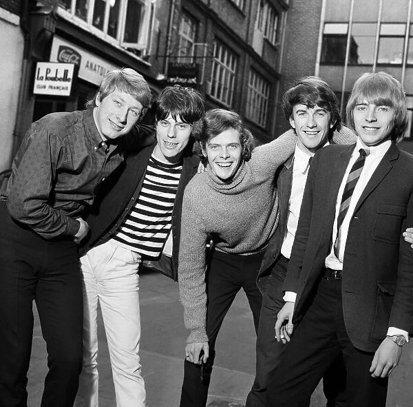 The Yardbirds pop music group. April 1965