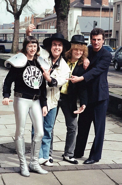 Twenty year old fan of Slade, Di Daley from Manchester dresses for the part in her super