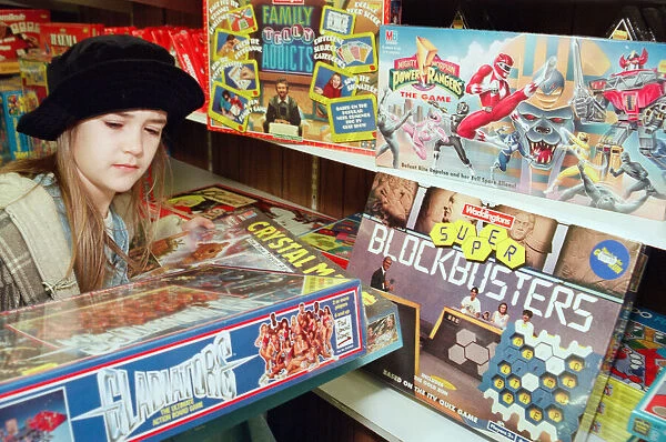 Nine year old Gemma Coakley from Easterside checks out the latest games from Telly