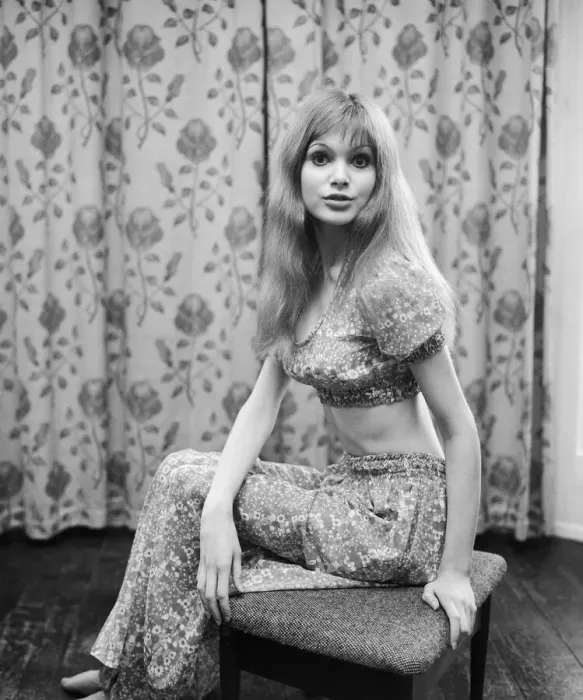 Framed Print : Twenty year old model and actress Madeline Smith who will finish filming shortly on her Framed Print : Twenty year old model and actress Madeline Smith who will finish filming shortly on her