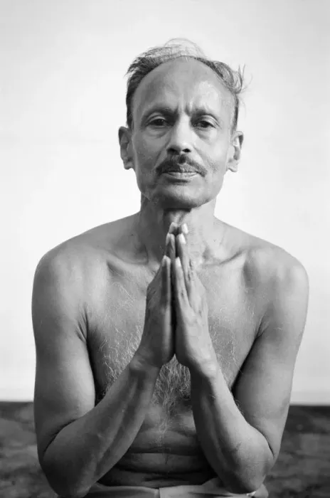 Framed Print : Yoga positions. Position is called Prayer Pose (Anjali Mudra Framed Print : Yoga positions. Position is called Prayer Pose (Anjali Mudra