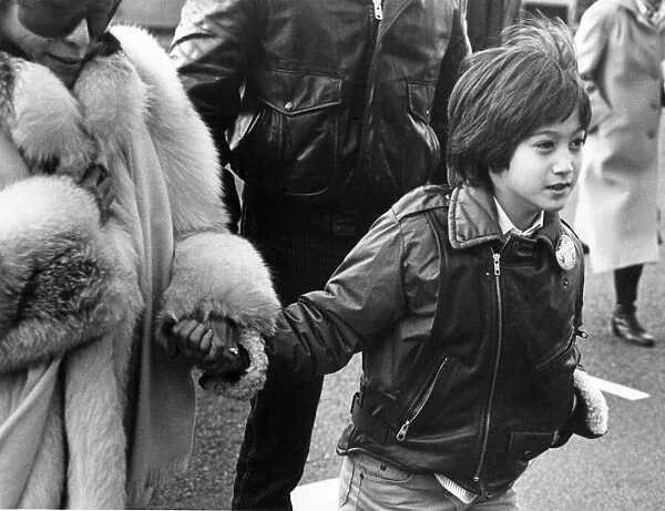 Yoko Ono and her son Sean Lennon visit Liverpool. On this 1984 visit