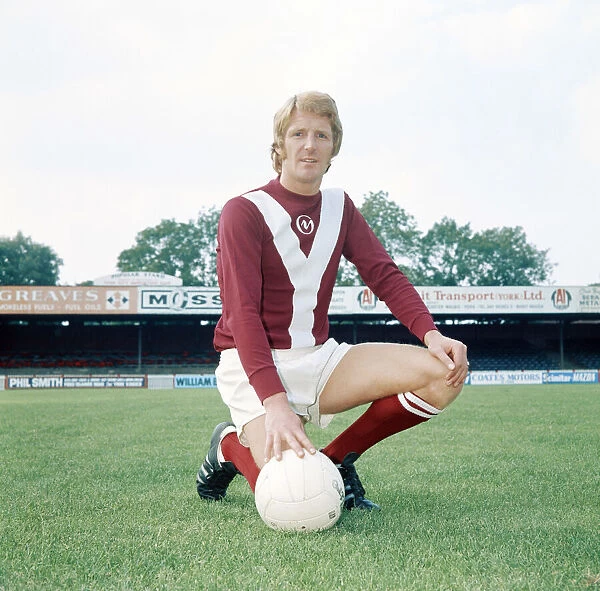 York City footballer Barry Swallow. August 1974