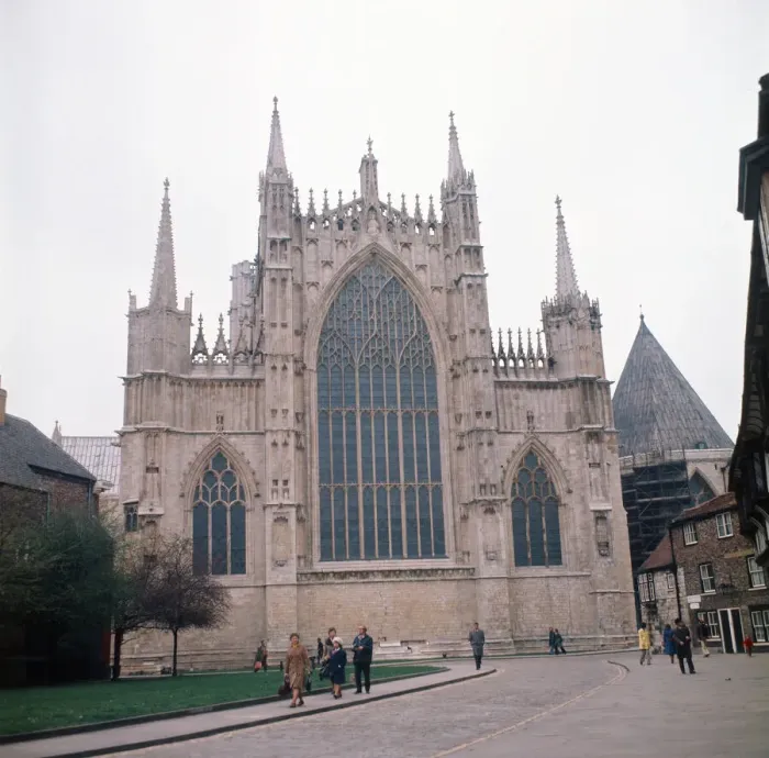 Framed Print : York Minster in York, North Yorkshire. April 1974 Framed Print : York Minster in York, North Yorkshire. April 1974