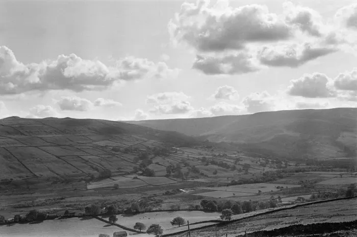 Framed Print : Yorkshire Dales, North Yorkshire. Sunday 24th October 1982