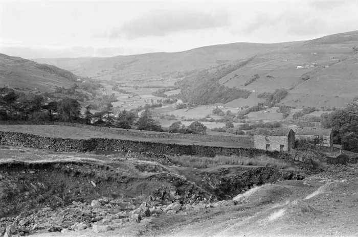 Framed Print : Yorkshire Dales, North Yorkshire, Sunday 24th October 1982
