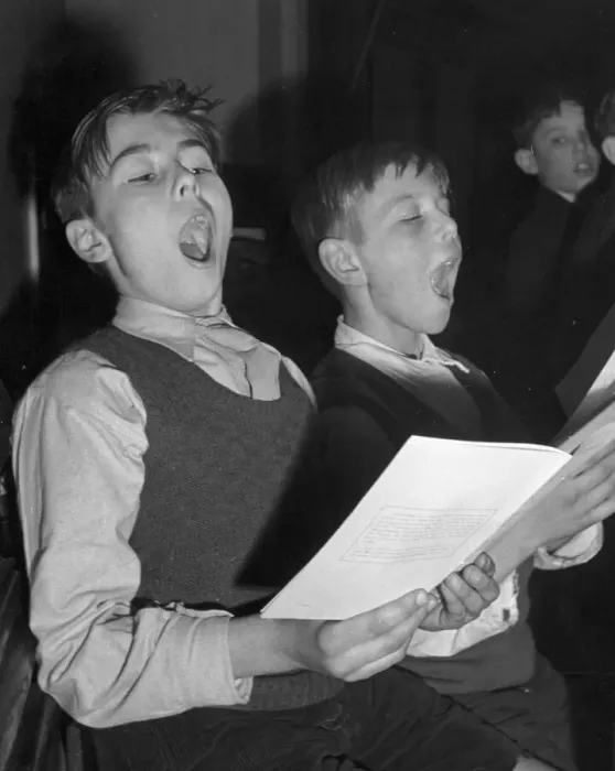 Framed Print : Young children singing Christmas carols at the annual Christmas Carol festival Framed Print : Young children singing Christmas carols at the annual Christmas Carol festival