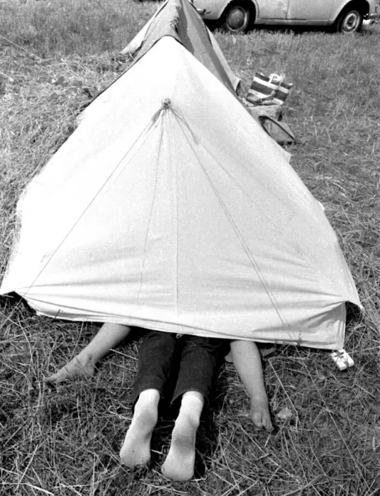 Framed Print : Young couple making love inside their tent at the Isle of Wight Pop Festival 30th Framed Print : Young couple making love inside their tent at the Isle of Wight Pop Festival 30th
