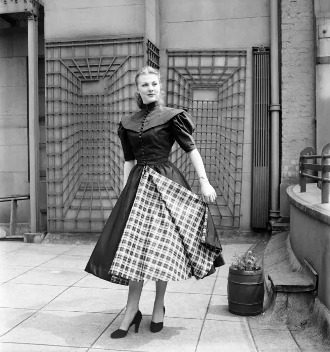 Framed Print : Young model at fashion front night'show. June 1952 C3056-001 Framed Print : Young model at fashion front night'show. June 1952 C3056-001