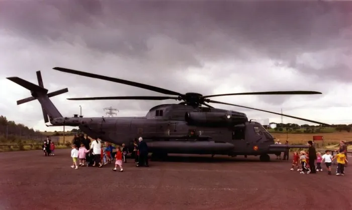 Framed Print : Youngsters got a rare chance to see some of the finest helicopters in the world at an Framed Print : Youngsters got a rare chance to see some of the finest helicopters in the world at an