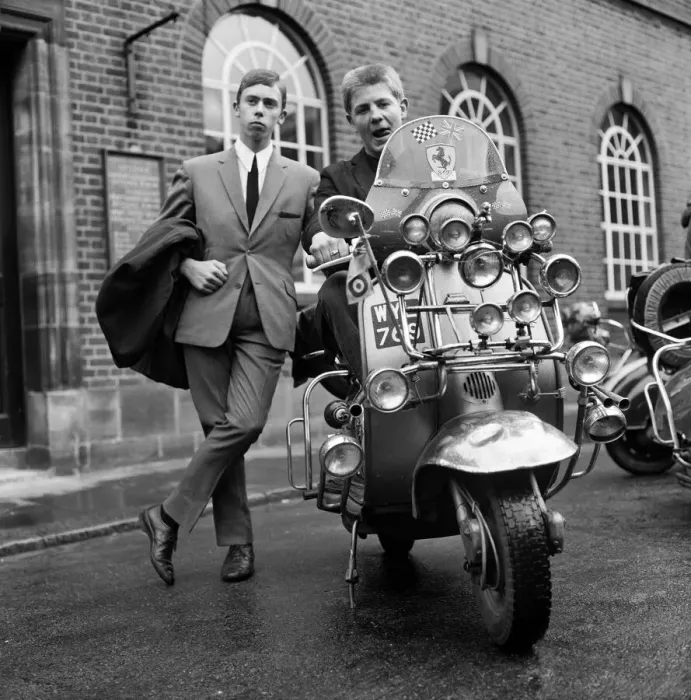 Framed Print : Youth Culture Mod Mods Swinging Sixties Collection May 1964 Mods wearing suits Framed Print : Youth Culture Mod Mods Swinging Sixties Collection May 1964 Mods wearing suits