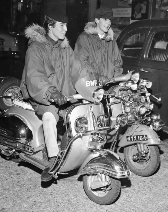 Framed Print : Youth Culture Mods and Rockers October 1963 Two Mods sit on their motor Scooters Framed Print : Youth Culture Mods and Rockers October 1963 Two Mods sit on their motor Scooters