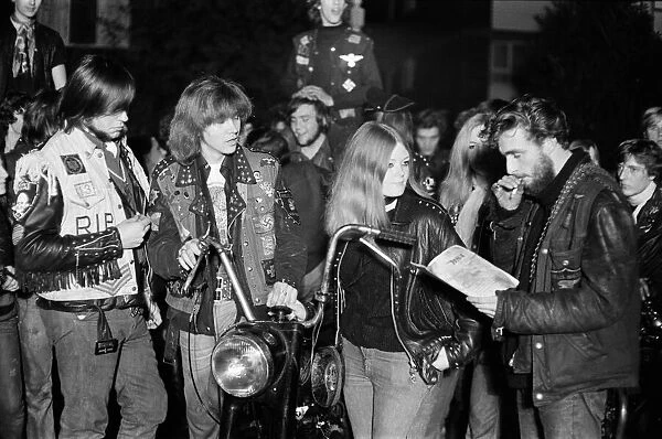 Youth Culture - Rockers Hells Angels Bikers Wedding Ceremony - as Mick