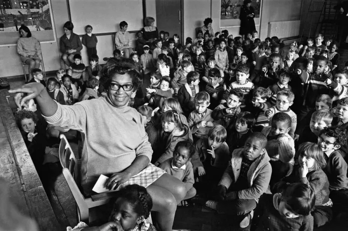 Framed Print : Yvonne Conolly Britains first female black headteacher seen here at Ringcross Framed Print : Yvonne Conolly Britains first female black headteacher seen here at Ringcross