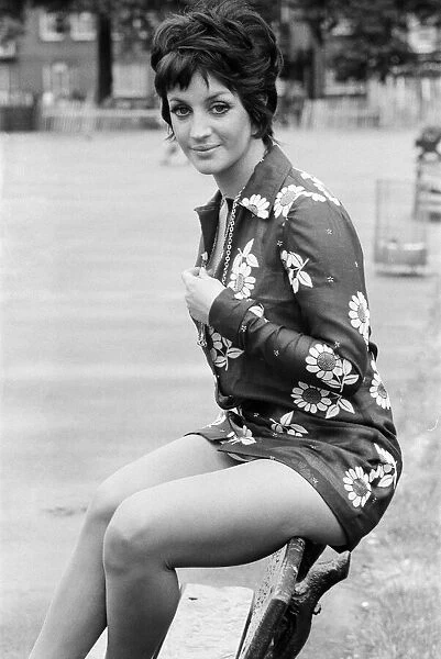 Yvonne Paul, Actress, Model & Dancer, aged 22, pictured 22nd June 1969
