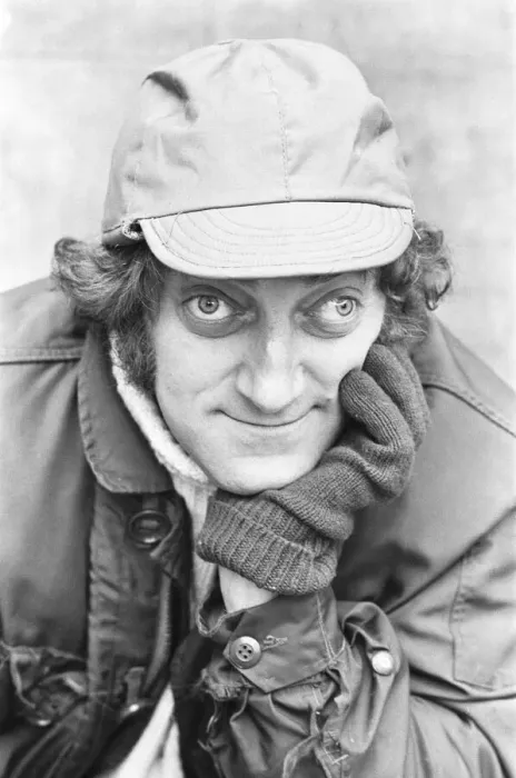 Framed Print : Zany comedian Marty Feldman seen here posing for the Daily Mirror 13th February 1969