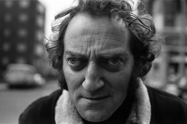 Zany comedian Marty Feldman seen here out and about town. 1st March 1969