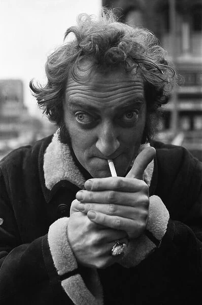 Zany comedian Marty Feldman seen here out and about town. 1st March 1969