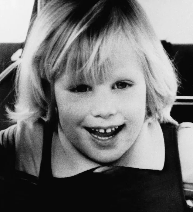 Framed Print : Zara Phillips- daugther of Princess Anne on her fourth birthday
