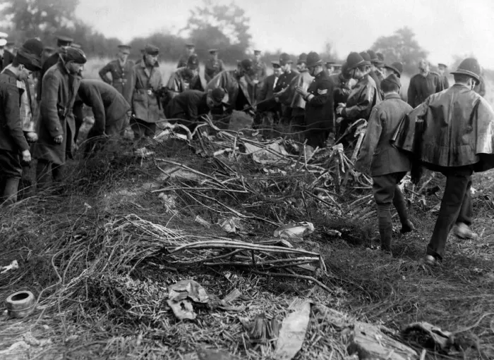 Framed Print : Zeppelin airship wreckage September 1916 airships german World War I Brought Framed Print : Zeppelin airship wreckage September 1916 airships german World War I Brought