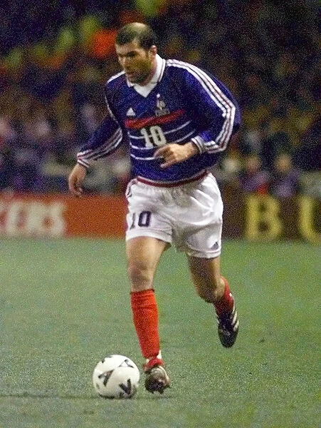 Zinedine Zidane of France, 11th February 1999
