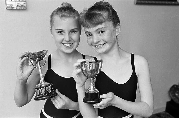 Zoe Cook (left) and Sarah Bull were star performers when six pupils of the Pam Strickland