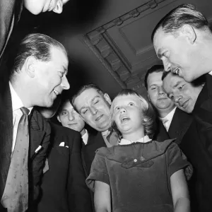 1959 Print of Hayley Mills at Leicester Square Theatre Press Conference