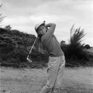 13 year old Denise Hastings, the only girl in the Bootle Junior Golf Tournament 13 year old Denise Hastings, the only girl in the Bootle Junior Golf Tournament