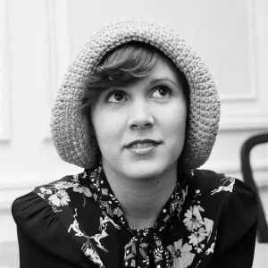 17-year-old Carrie Fisher at the Savoy Hotel. 31st July 1974 17-year-old Carrie Fisher at the Savoy Hotel. 31st July 1974