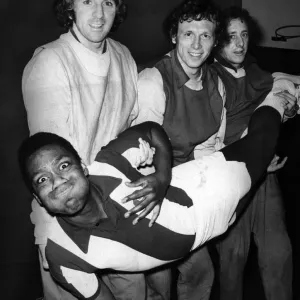 17-year-old Comedian Lenny Henry's 1976 Football Training Print 17-year-old Comedian Lenny Henry's 1976 Football Training Print