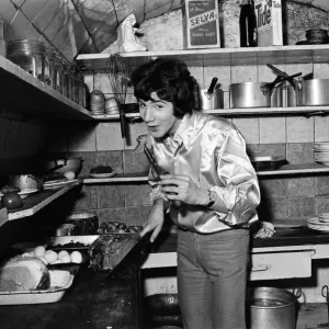 18-year-old Cat Stevens in the kitchen of his Dads restaurant in Shaftesbury Avenue 18-year-old Cat Stevens in the kitchen of his Dads restaurant in Shaftesbury Avenue