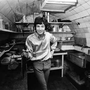 18-year-old Cat Stevens in the kitchen of his Dads restaurant in Shaftesbury Avenue 18-year-old Cat Stevens in the kitchen of his Dads restaurant in Shaftesbury Avenue
