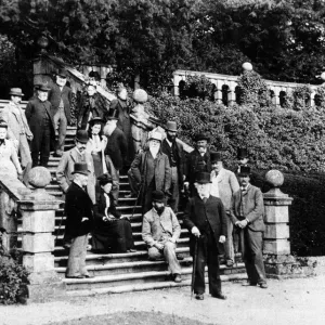 1893 Group of People, Birmingham Park Print