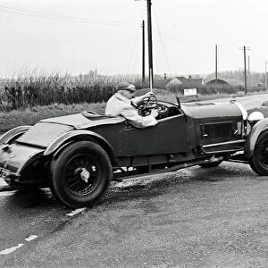 A 1928 Speed Six Bentley used by the Culford parish vicar. 17th March 1965