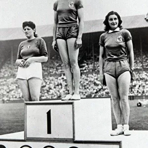 1948 London Olympic Games France wins Gold and Silver in the Women Disc at
