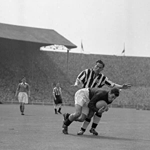 1951 FA Cup Final at Wembley Stadium. Newcastle United 2 v Blackpool 0