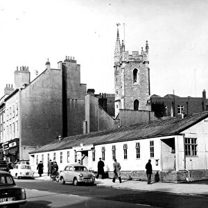1957, shows the old Civic Restaurant on College Green. Communal eating places