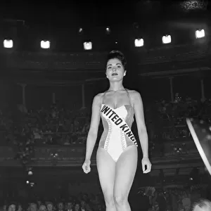1958 Miss World Beauty Contestant, Lyceum Ballroom, London, 13th October 1958