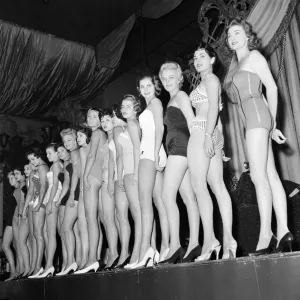 1958 Miss World Contestants Rehearsal Print