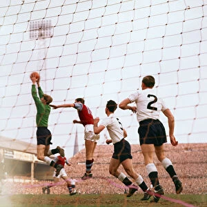 1960 1961 Tottenham Hotspur Double Winning Season. FA Cup Semi Final v Burnley