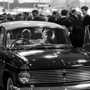 The 1961 British International Motor Show at Earls Court Exhibition Centre, London The 1961 British International Motor Show at Earls Court Exhibition Centre, London