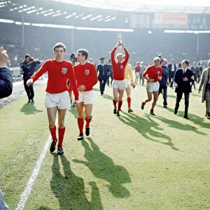 1966 World Cup Final at Wembley Stadium. England 4 v West Germany 2 after extra