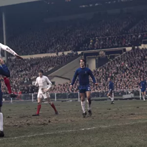 1970 FA Cup Final at Wembley Stadium. Chelsea 2 v Leeds United 2